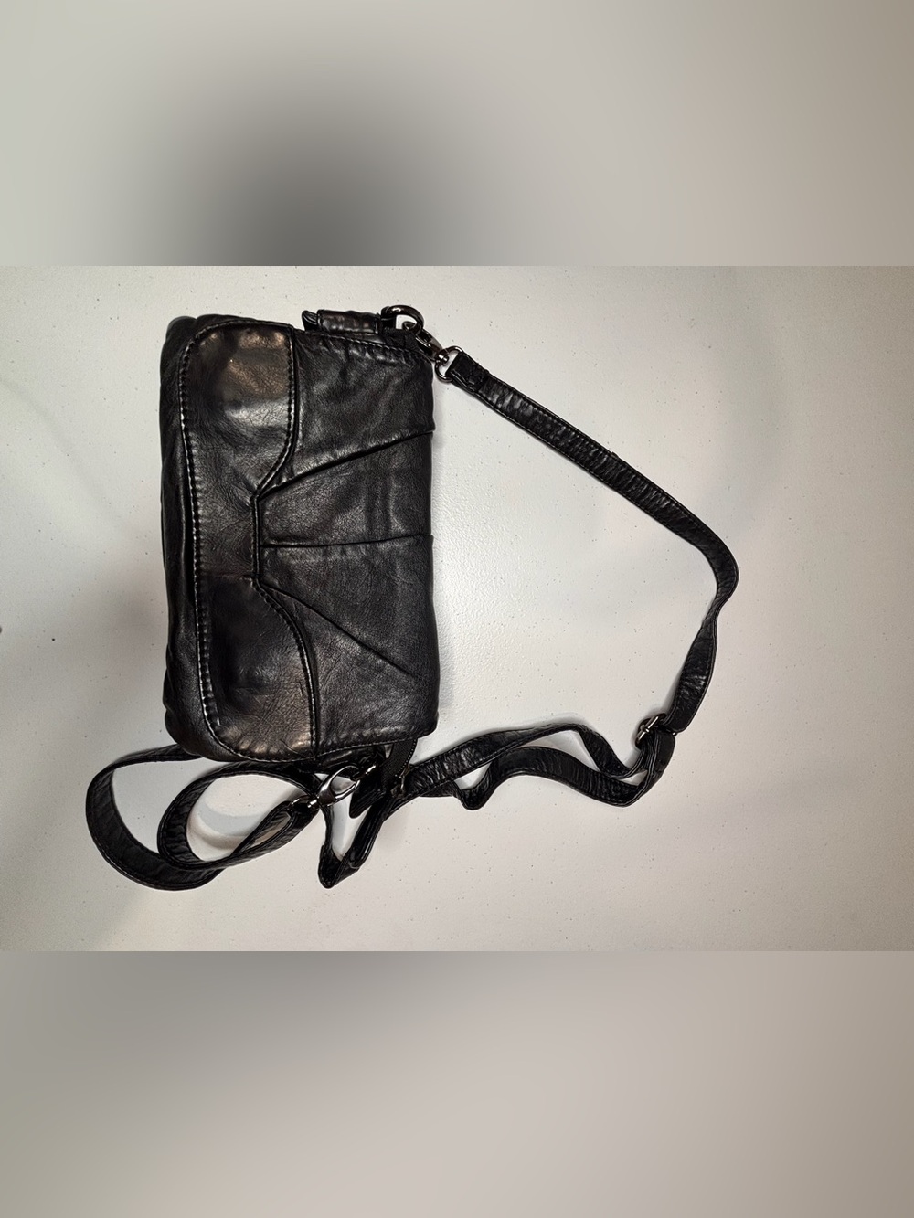 Black Crossbody Bag - Classic Women's Shoulder Purse